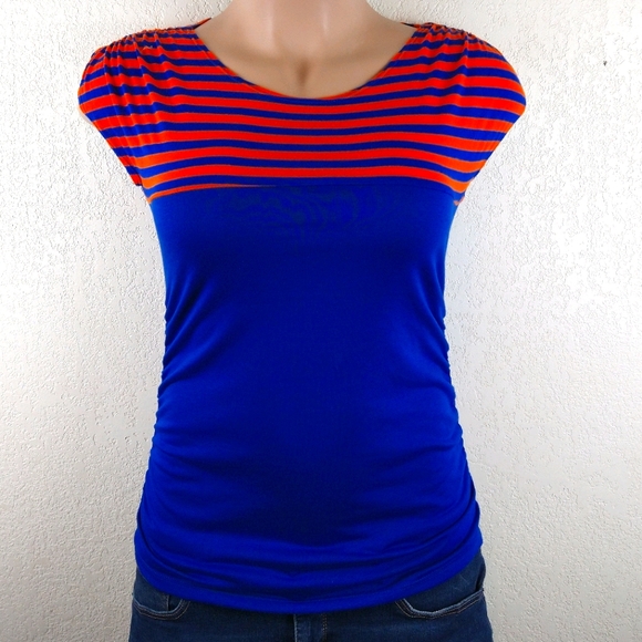 Striped maternity top - Picture 3 of 5